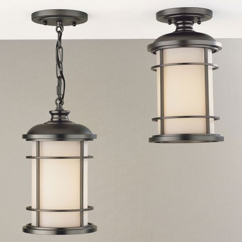 Murray Feiss Lighthouse Outdoor Hanging/Ceiling Light - 14H in ...